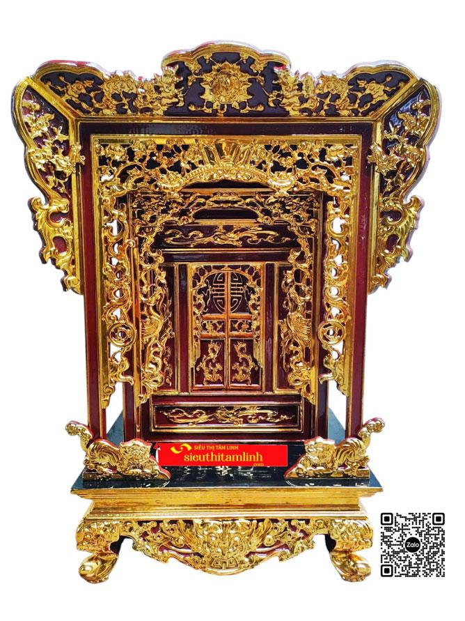 Khám thờ tổ tiên sơn son thiếp vàng