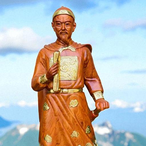 Tượng Đức Thánh Trần Gỗ Hương Đá